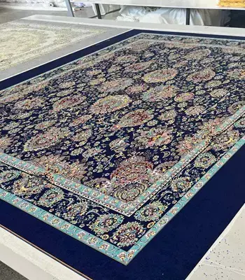 روفرشی کشدار مخمل شانل تراکم بالا (کاور فرش) کد A447 - 1