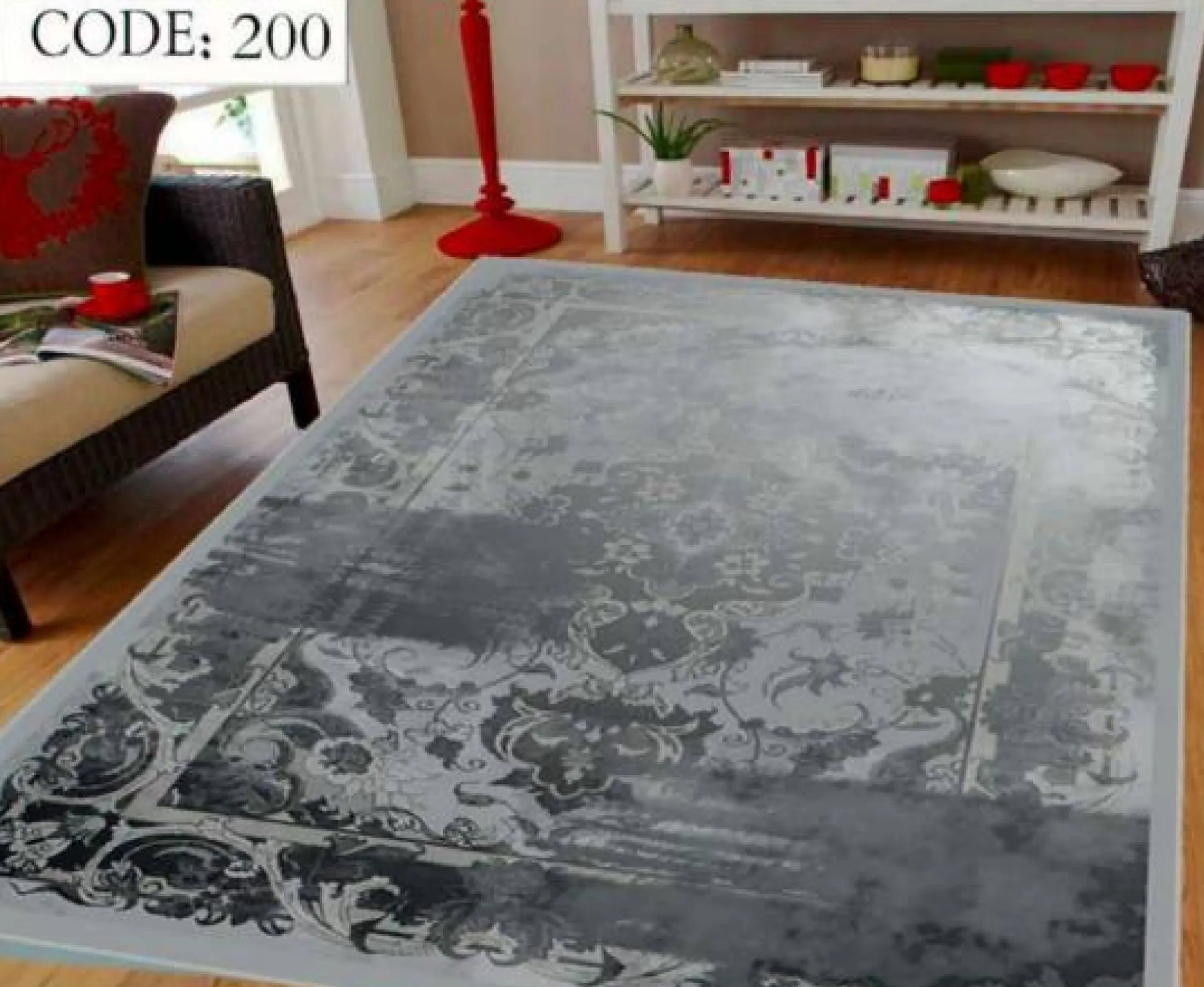 روفرشی کشدار مخمل شانل تراکم بالا (کاور فرش) کد A200 - 1