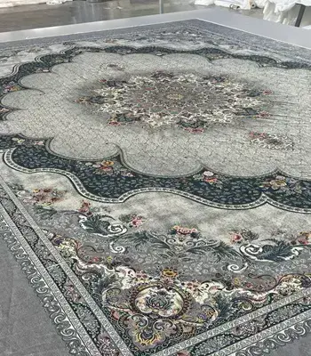 روفرشی کشدار مخمل شانل تراکم بالا (کاور فرش) کد A568 - 1