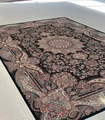 روفرشی کشدار مخمل شانل تراکم بالا (کاور فرش) کد A573 - 1