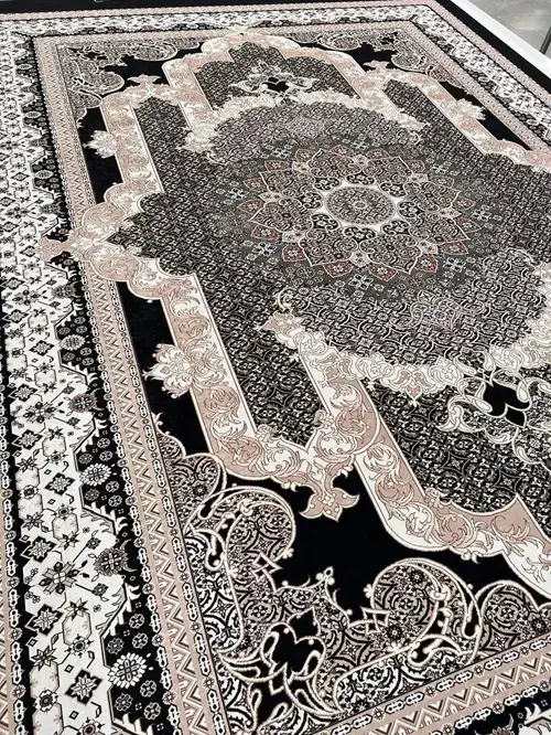 روفرشی کشدار مخمل شانل تراکم بالا (کاور فرش) کد A356 - 1