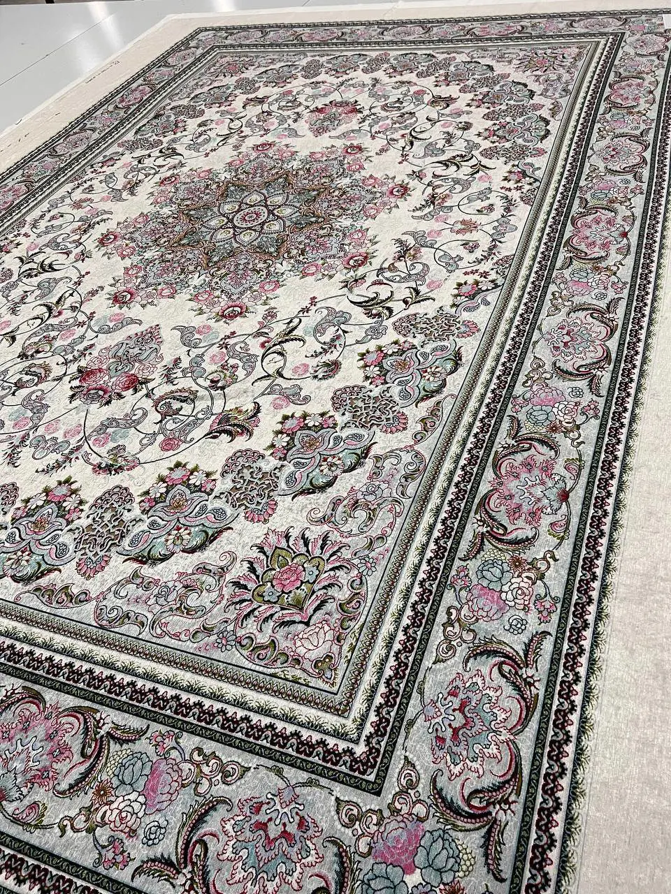 روفرشی کشدار مخمل شانل تراکم بالا (کاور فرش) کد A365 - 1