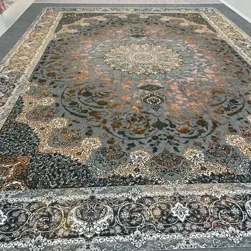 روفرشی کشدار مخمل شانل تراکم بالا (کاور فرش) کد A441 - 1