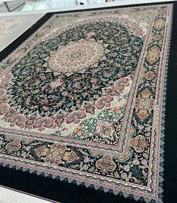 روفرشی کشدار مخمل شانل تراکم بالا (کاور فرش) کد A531 - 1