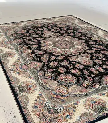 روفرشی کشدار مخمل شانل تراکم بالا (کاور فرش) کد A578 - 1