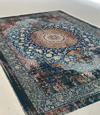 روفرشی کشدار مخمل شانل تراکم بالا (کاور فرش) کد A580 - 1