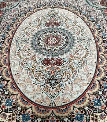 روفرشی کشدار مخمل شانل تراکم بالا (کاور فرش) کد A217 - 1