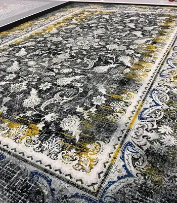 روفرشی کشدار مخمل شانل تراکم بالا (کاور فرش) کد A396 - 1