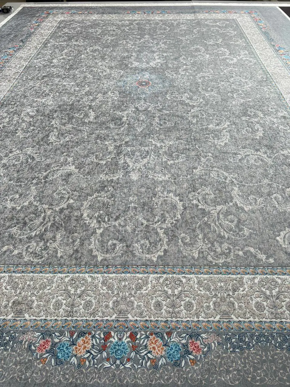 روفرشی کشدار مخمل شانل تراکم بالا (کاور فرش) کد A318 - 1