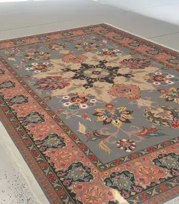 روفرشی کشدار مخمل شانل تراکم بالا (کاور فرش) کد A574 - 1