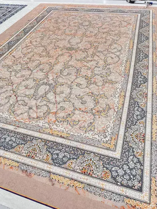 روفرشی کشدار مخمل شانل تراکم بالا (کاور فرش) کد A325 - 1
