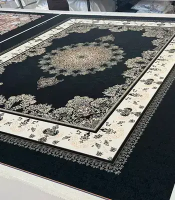 روفرشی کشدار مخمل شانل تراکم بالا (کاور فرش) کد A519 - 1