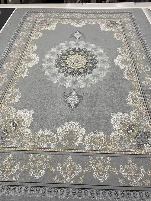 روفرشی کشدار مخمل شانل تراکم بالا (کاور فرش) کد A338 - 1