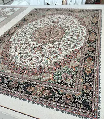 روفرشی کشدار مخمل شانل تراکم بالا (کاور فرش) کد A529 - 1