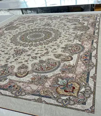 روفرشی کشدار مخمل شانل تراکم بالا (کاور فرش) کد A559 - 1