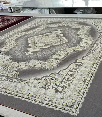 روفرشی کشدار مخمل شانل تراکم بالا (کاور فرش) کد A459 - 1