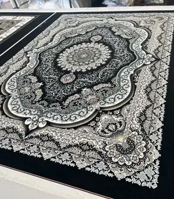 روفرشی کشدار مخمل شانل تراکم بالا (کاور فرش) کد A511 - 1