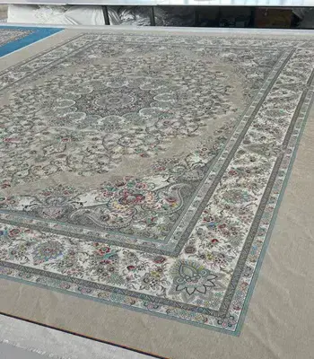 روفرشی کشدار مخمل شانل تراکم بالا (کاور فرش) کد A554 - 1