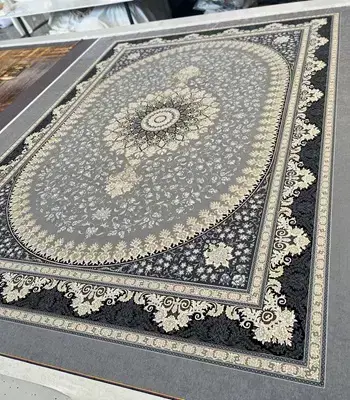 روفرشی کشدار مخمل شانل تراکم بالا (کاور فرش) کد A523 - 1