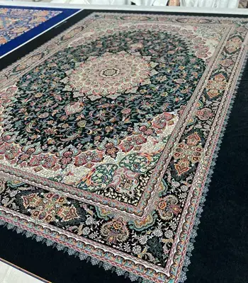 روفرشی کشدار مخمل شانل تراکم بالا (کاور فرش) کد A549 - 1