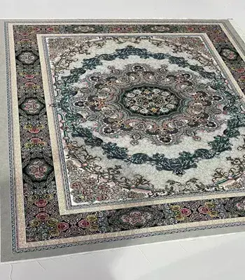 روفرشی کشدار مخمل شانل تراکم بالا (کاور فرش) کد A603 - 1