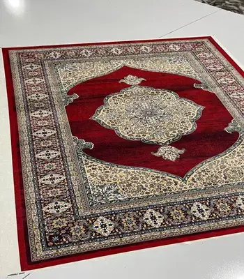 روفرشی کشدار مخمل شانل تراکم بالا (کاور فرش) کد A653 - 1