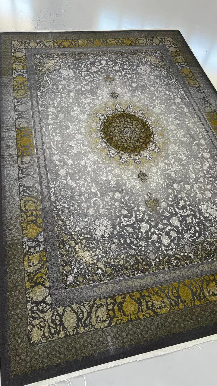 روفرشی کشدار مخمل شانل تراکم بالا (کاور فرش) کد A679 - 1