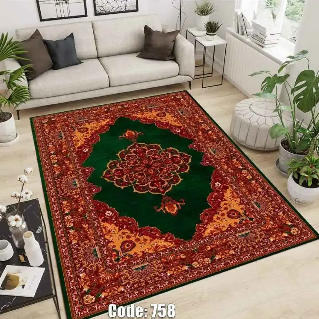 روفرشی کشدار مخمل شانل کد C758 - 1