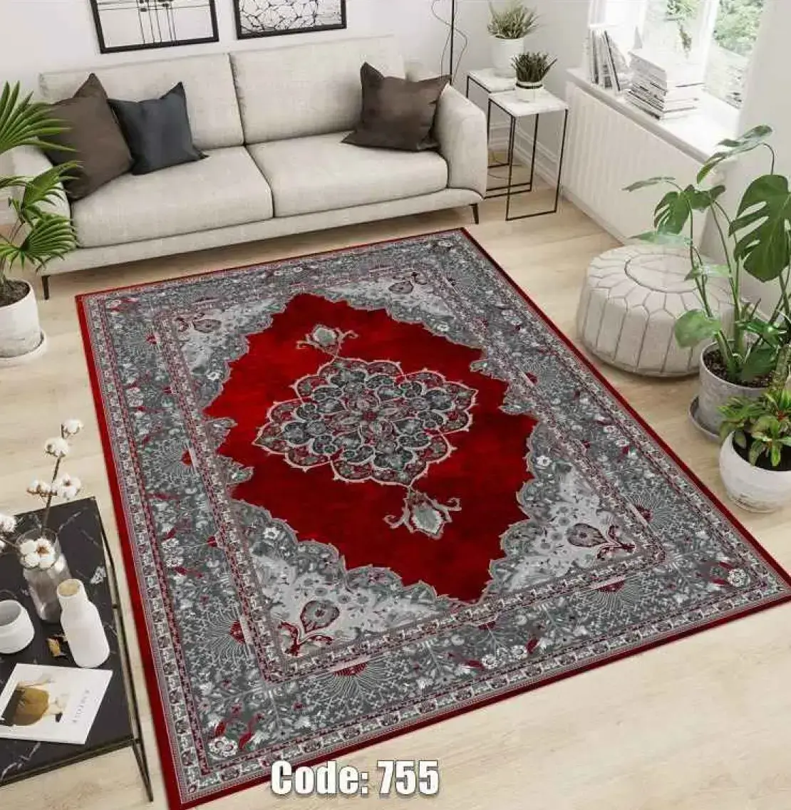 روفرشی کشدار مخمل شانل کد C755 - 1