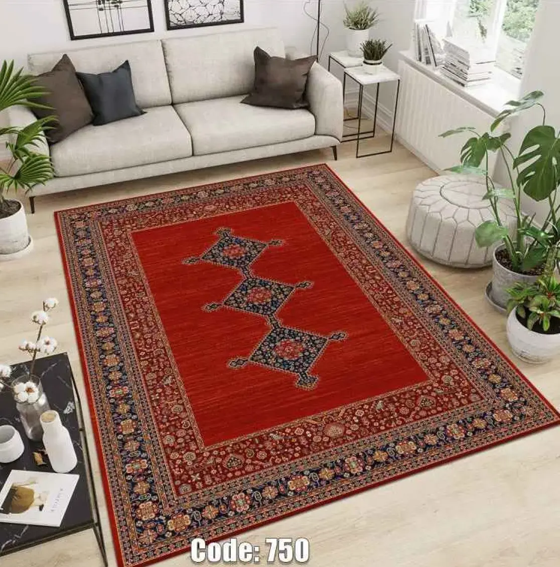 روفرشی کشدار مخمل شانل کد C750 - 1
