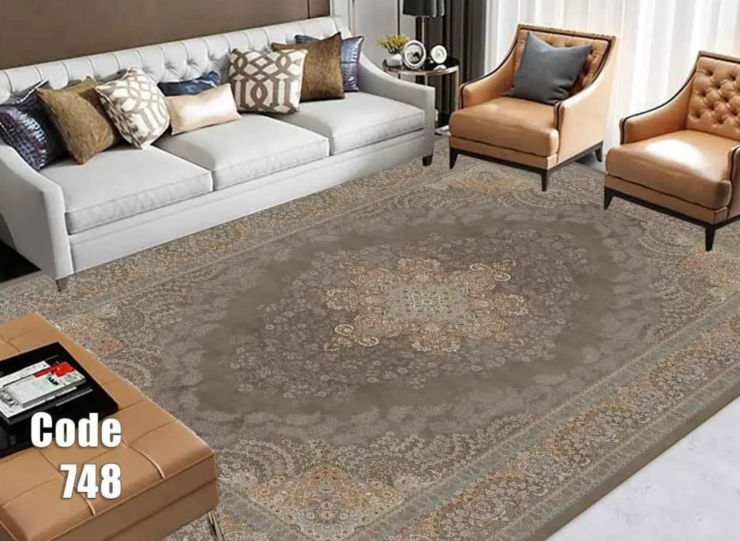 روفرشی کشدار مخمل شانل کد C748 - 1