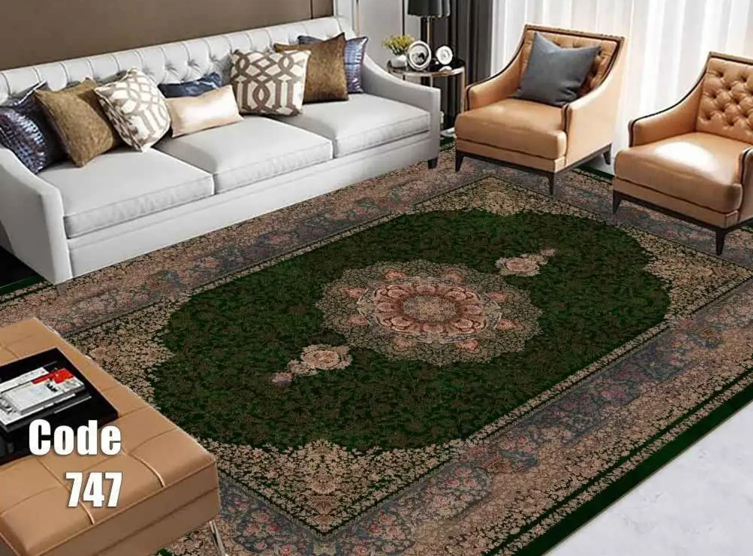 روفرشی کشدار مخمل شانل کد C747 - 1