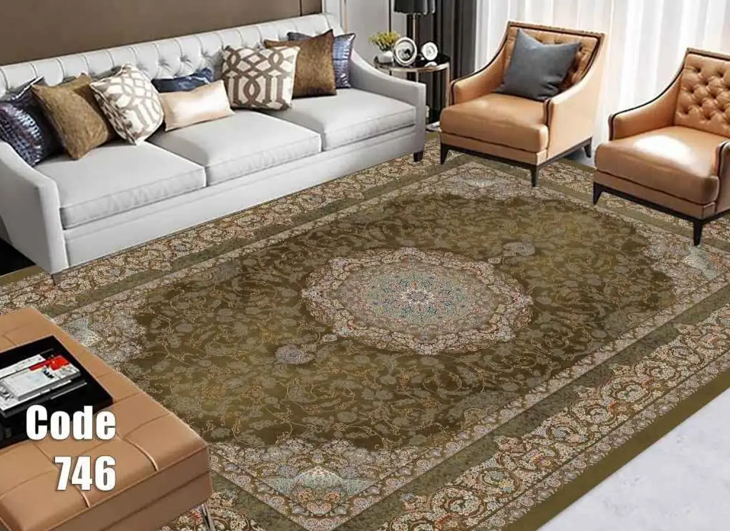 روفرشی کشدار مخمل شانل کد C746 - 1