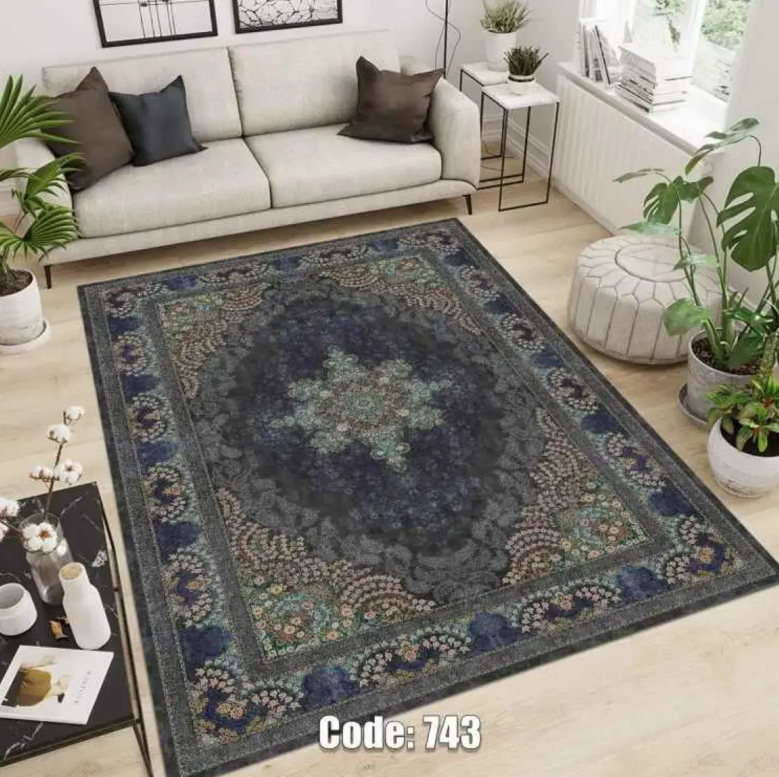 روفرشی کشدار مخمل شانل کد C743 - 1