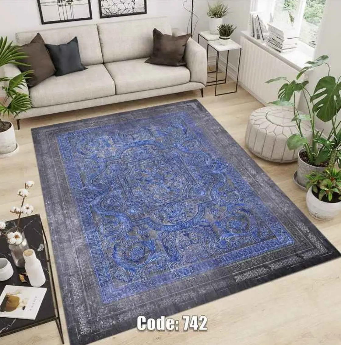روفرشی کشدار مخمل شانل کد C742 - 1