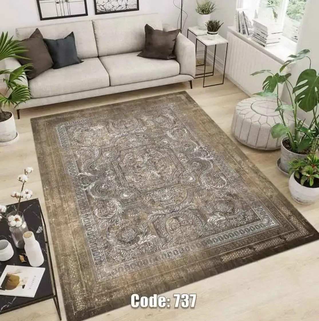 روفرشی کشدار مخمل شانل کد C737 - 1