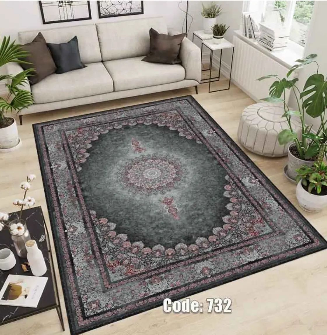 روفرشی کشدار مخمل شانل کد C732 - 1