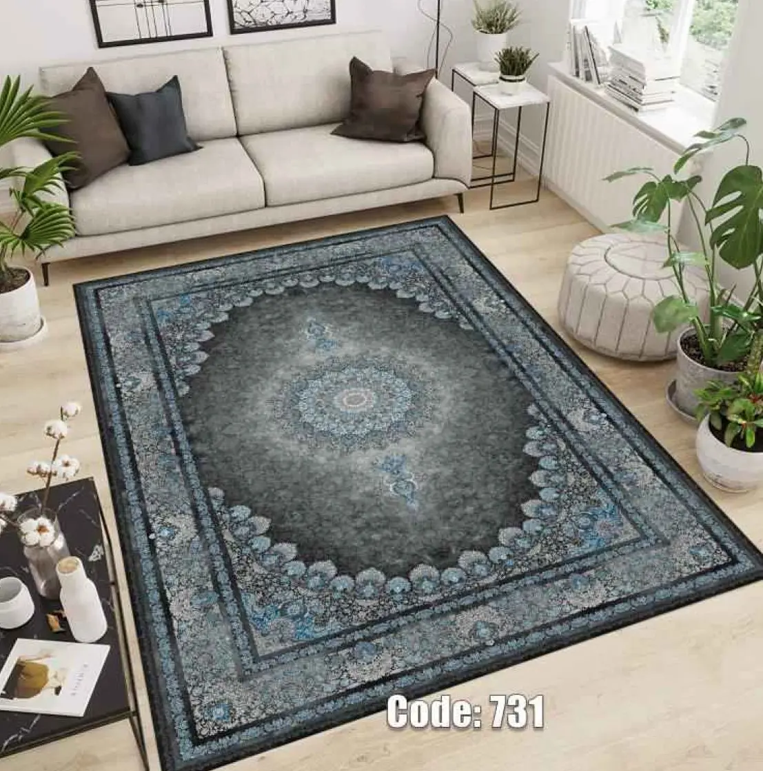 روفرشی کشدار مخمل شانل کد C731 - 1