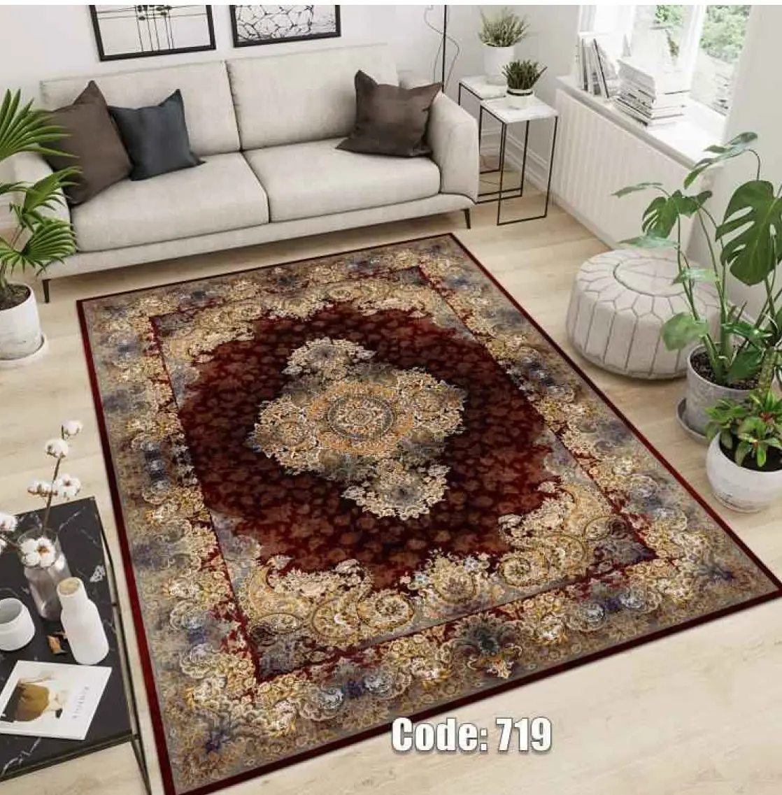 روفرشی کشدار مخمل شانل کد C719 - 1