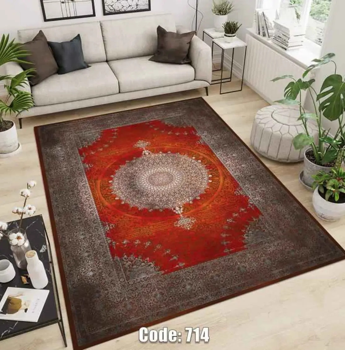 روفرشی کشدار مخمل شانل کد C714 - 1