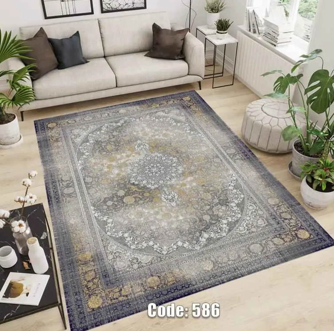 روفرشی کشدار مخمل شانل کد C586 - 1