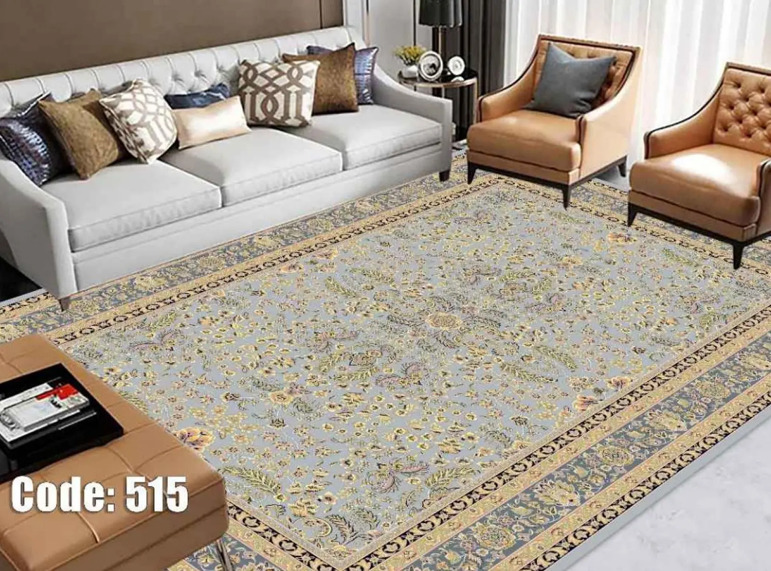 روفرشی کشدار مخمل شانل کد C515 - 1