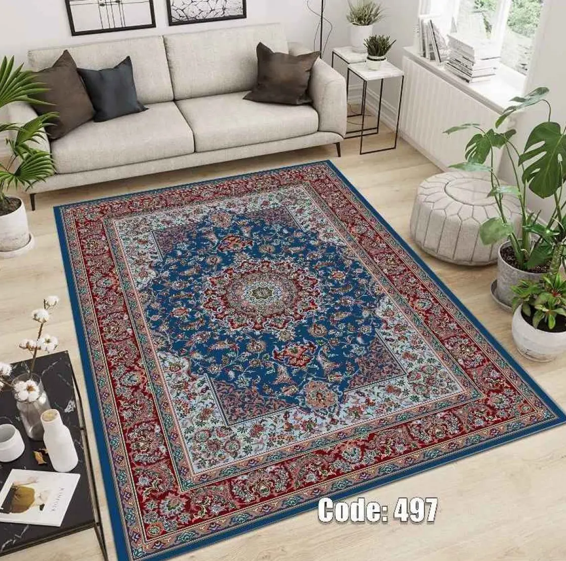 روفرشی کشدار مخمل شانل کد C497 - 1
