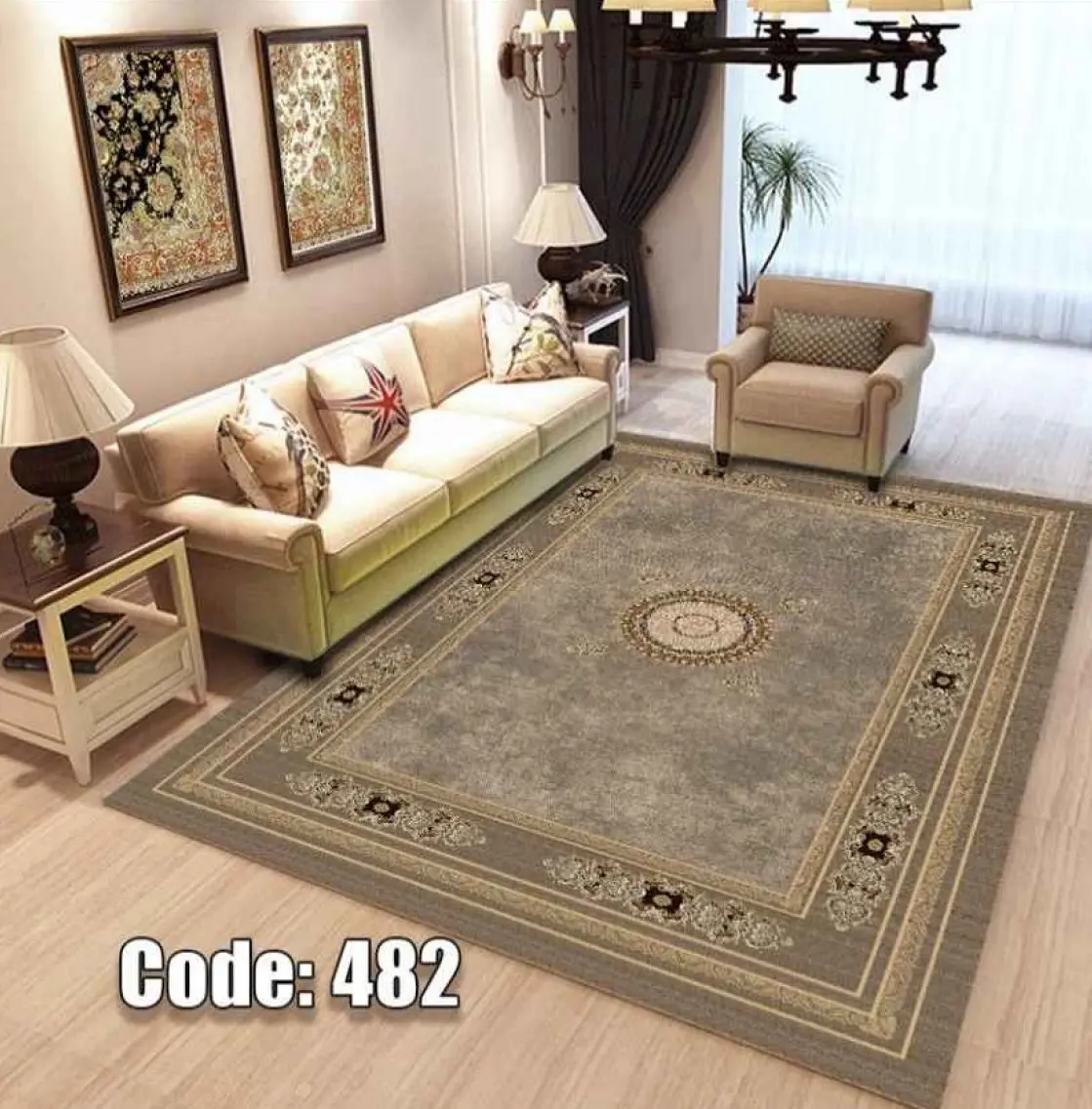 روفرشی کشدار مخمل شانل کد C482 - 1