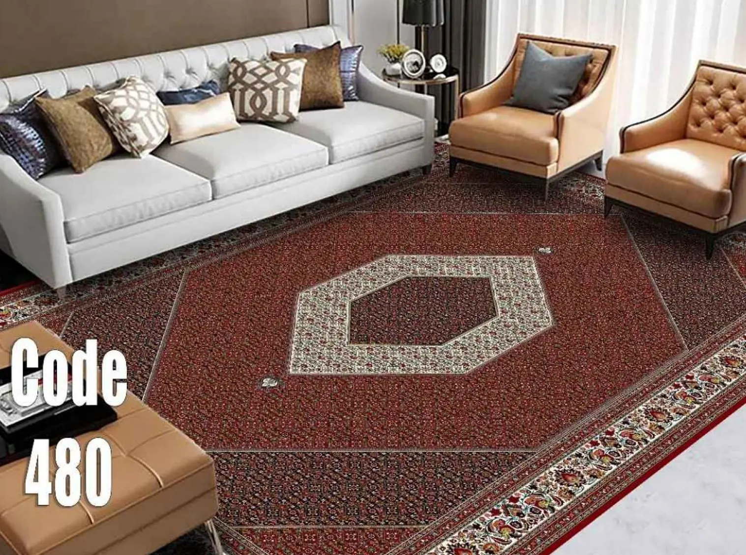روفرشی کشدار مخمل شانل کد C480 - 1