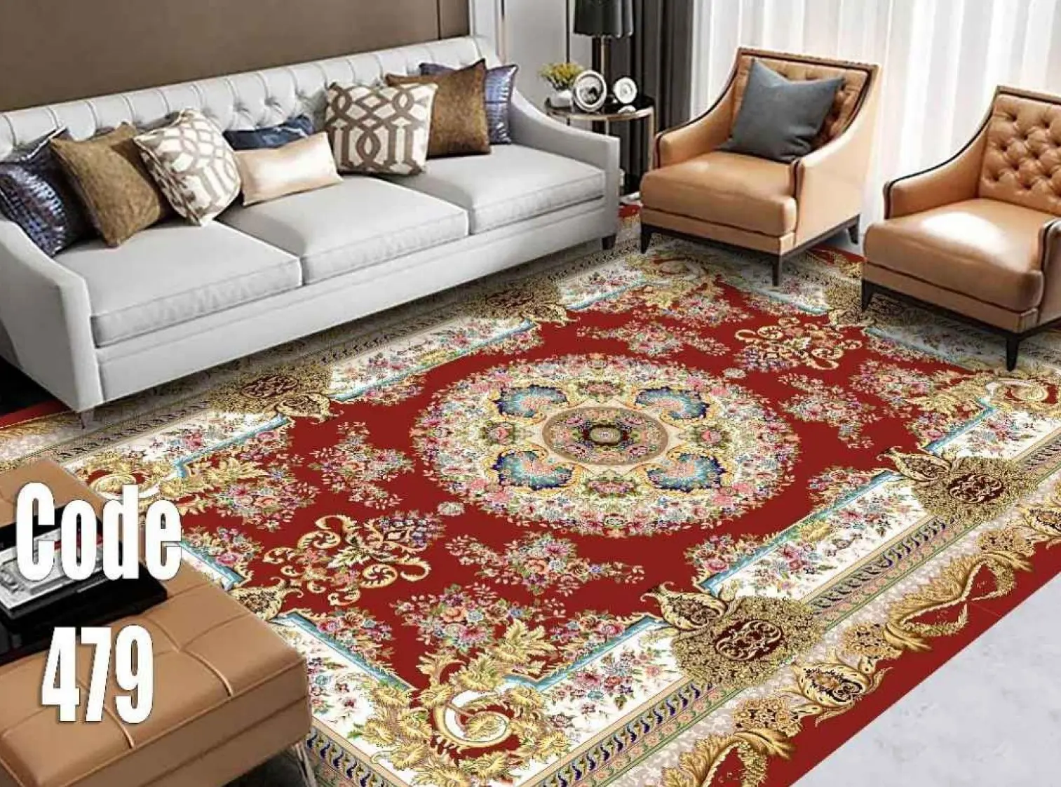 روفرشی کشدار مخمل شانل کد C479 - 1