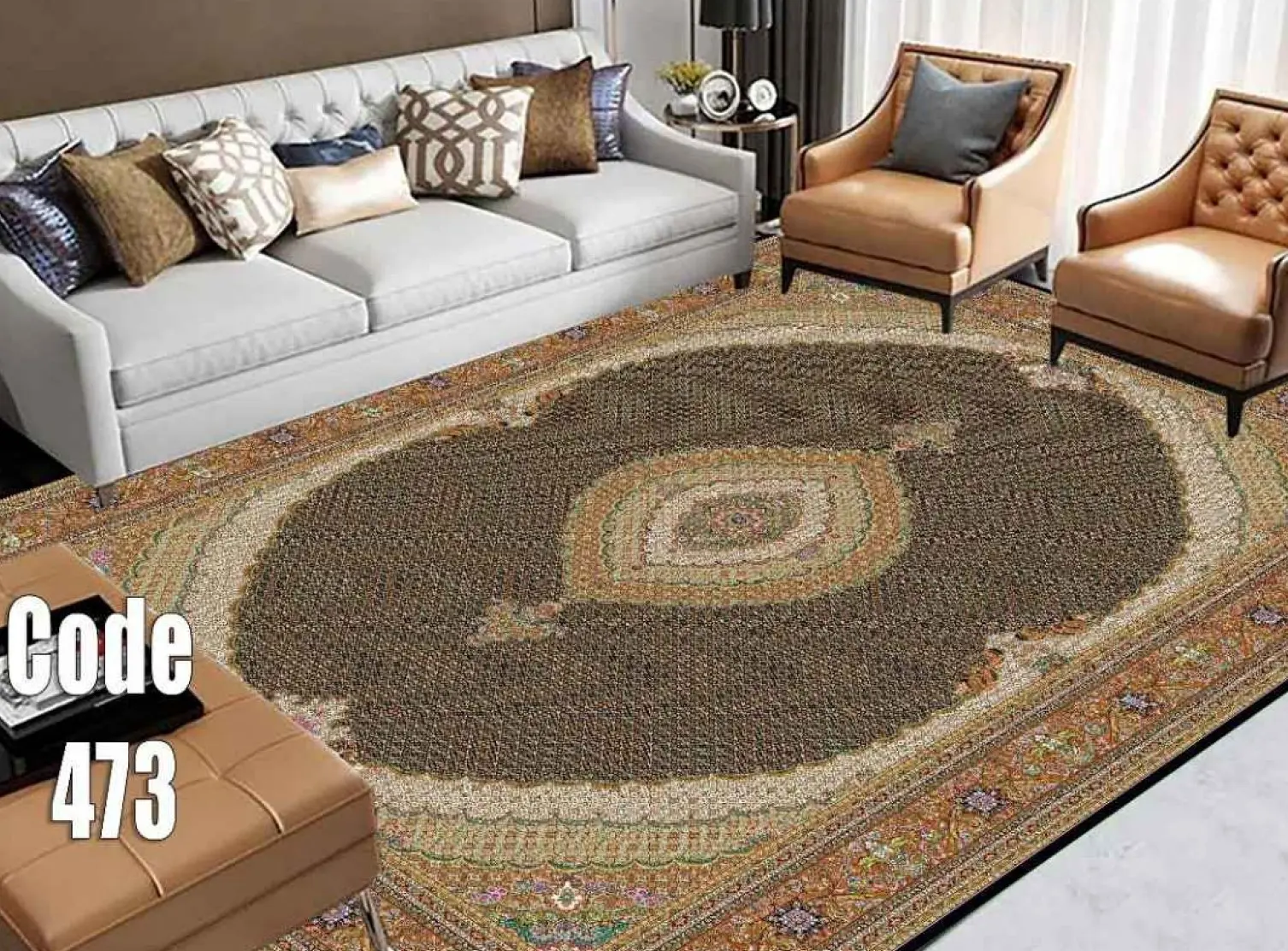 روفرشی کشدار مخمل شانل کد C473 - 1