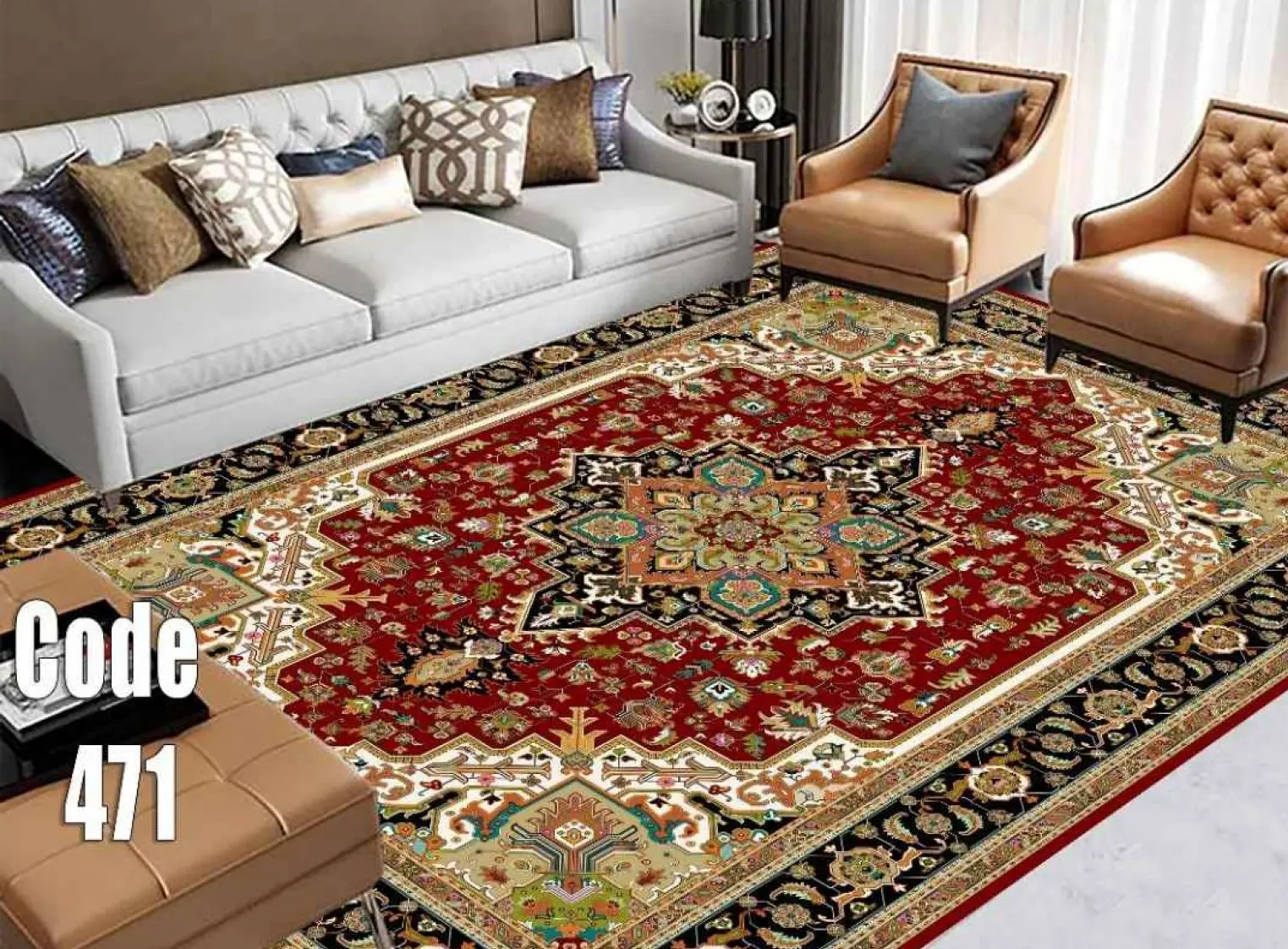 روفرشی کشدار مخمل شانل کد C471 - 1