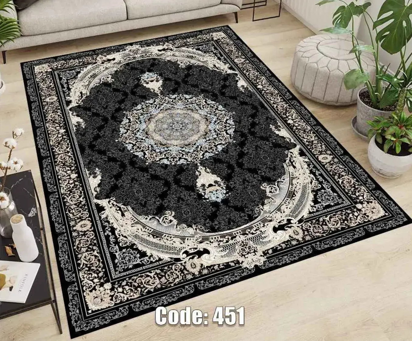 روفرشی کشدار مخمل شانل کد C451 - 1