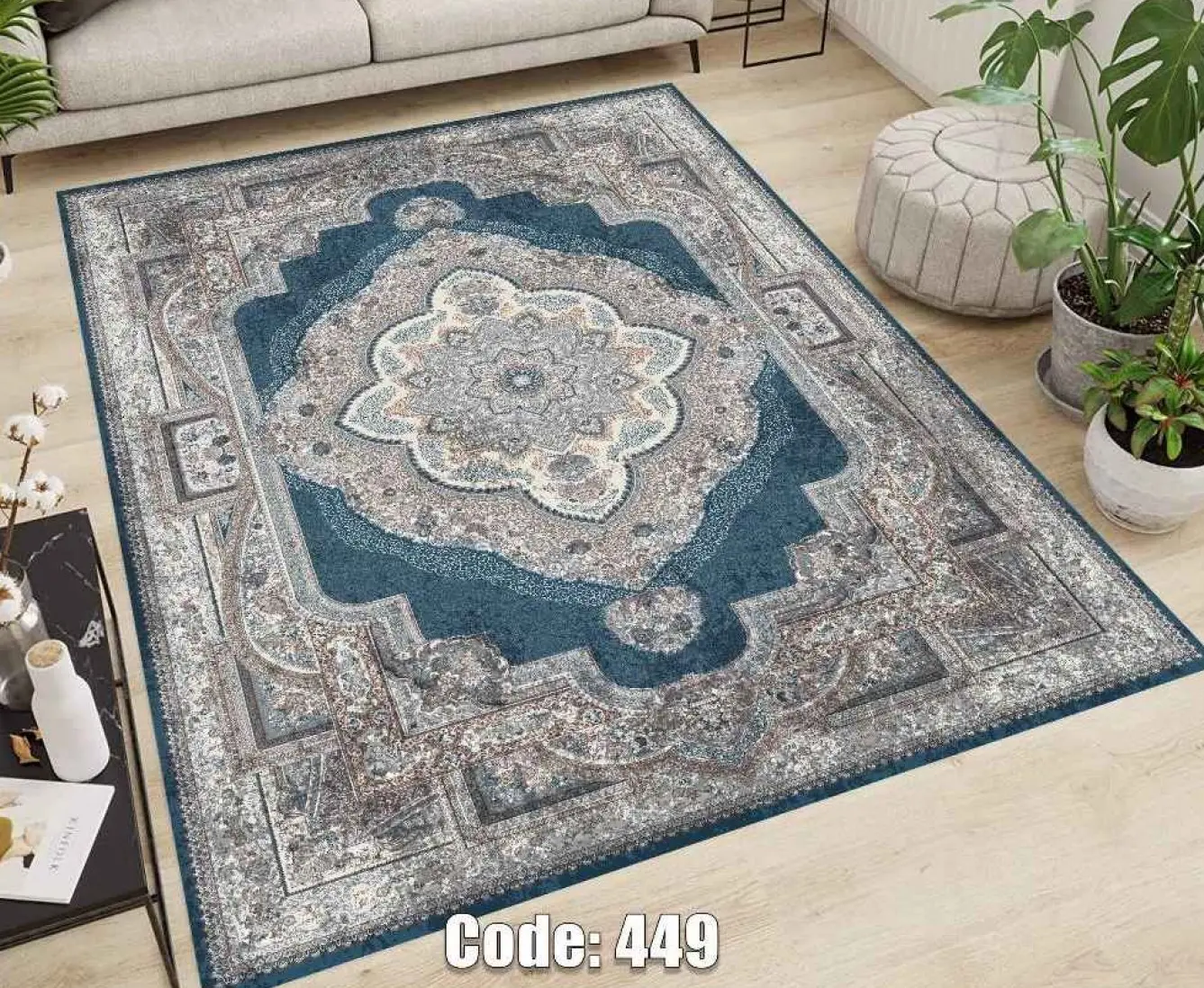روفرشی کشدار مخمل شانل کد C449 - 1